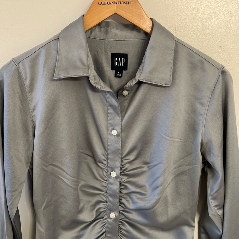 Gap Satin Blouse Size S